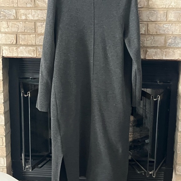 Banana Republic Gray Open Front Cardigan Duster with pockets.size Med - Picture 4 of 4